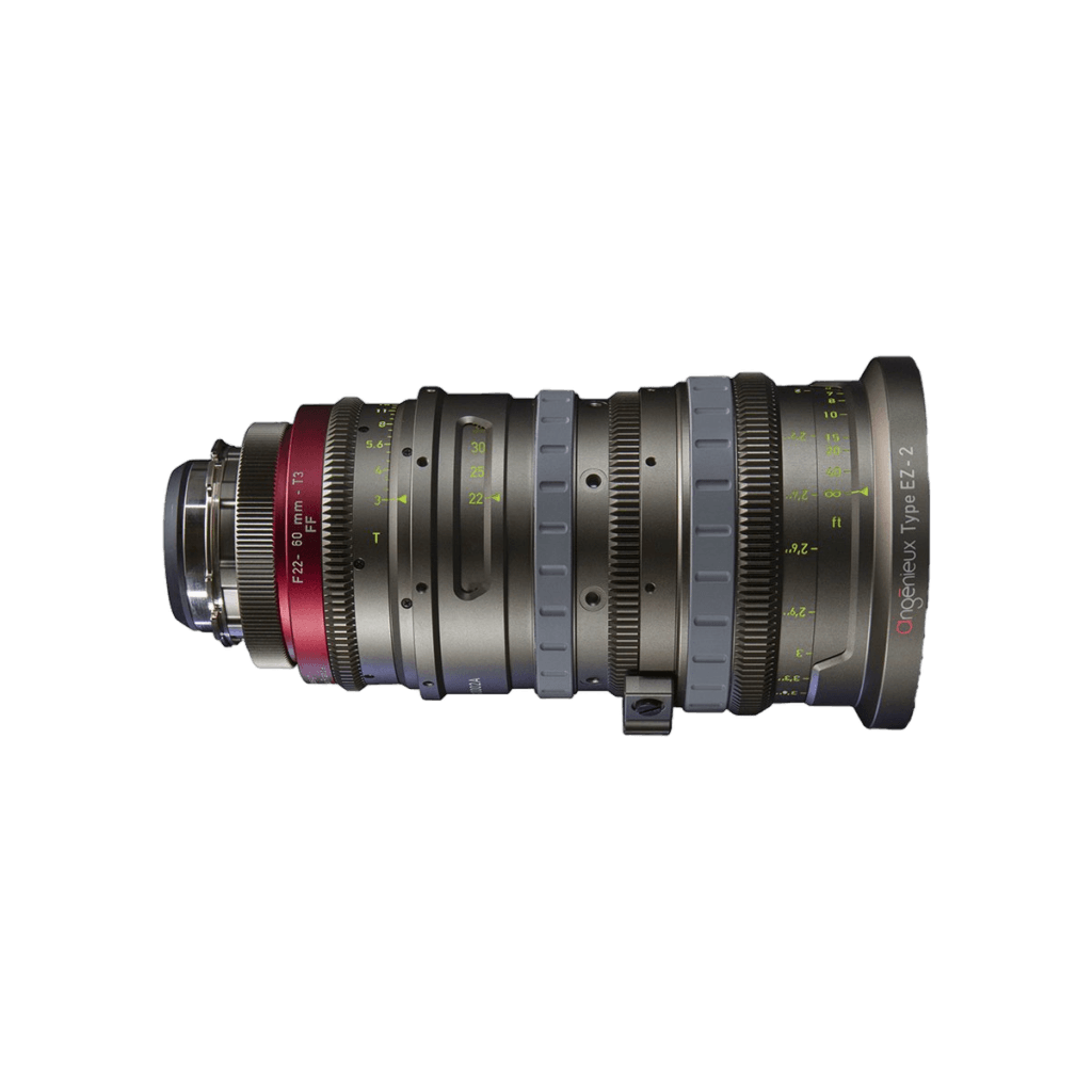 Angénieux EZ-2 15–40mm T2.0 / 22–60mm T3.0 — aluguer de zoom de cinema em Lisboa