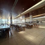 Sala de refeições da Show Reel para equipas de rodagem nos estúdios de Lisboa
