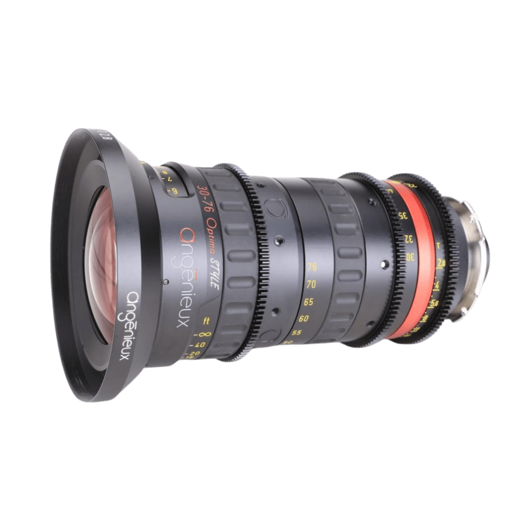Angénieux Optimo Style 30-76mm — aluguer de zoom de cinema em Lisboa
