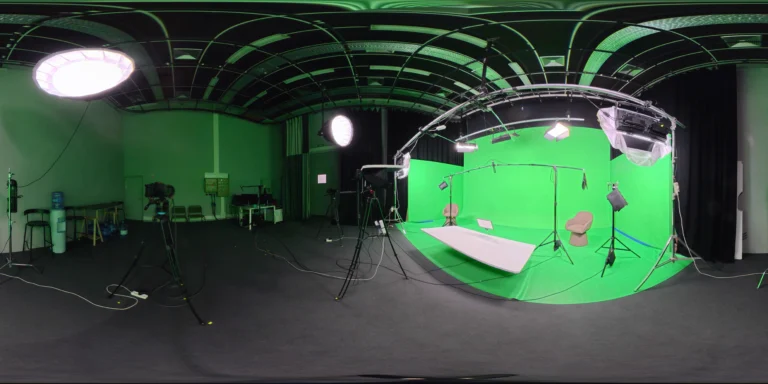 Vista 360 da Sala Web da Show Reel, sala de 50 m² para produção e transmissão web em Lisboa